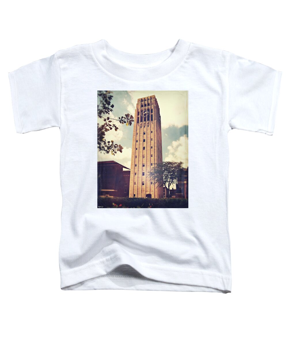 Photo Toddler T-Shirt featuring the photograph Clock Tower by Phil Perkins