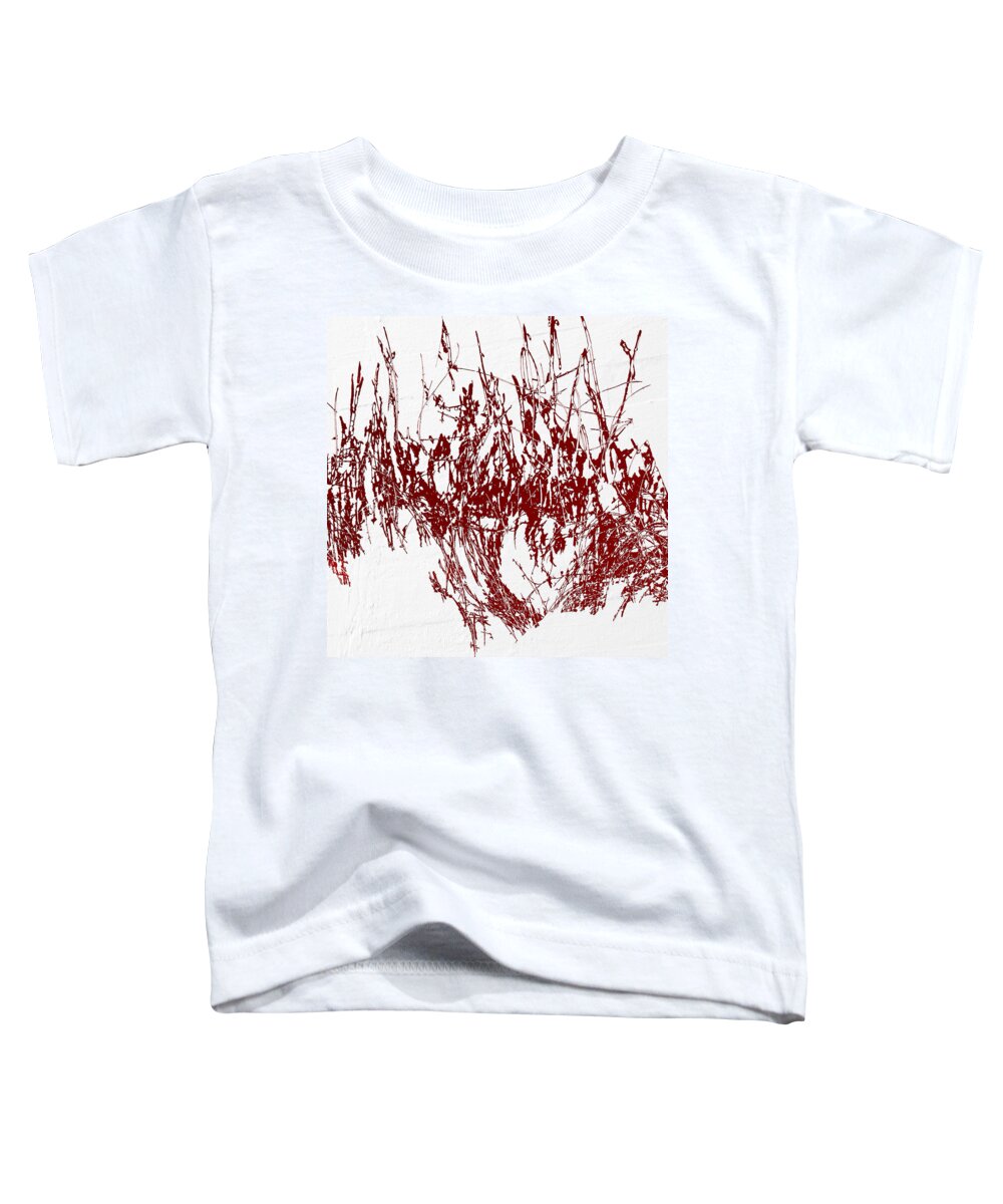 Blood Toddler T-Shirt featuring the digital art Color Me Dexter by Ken Walker