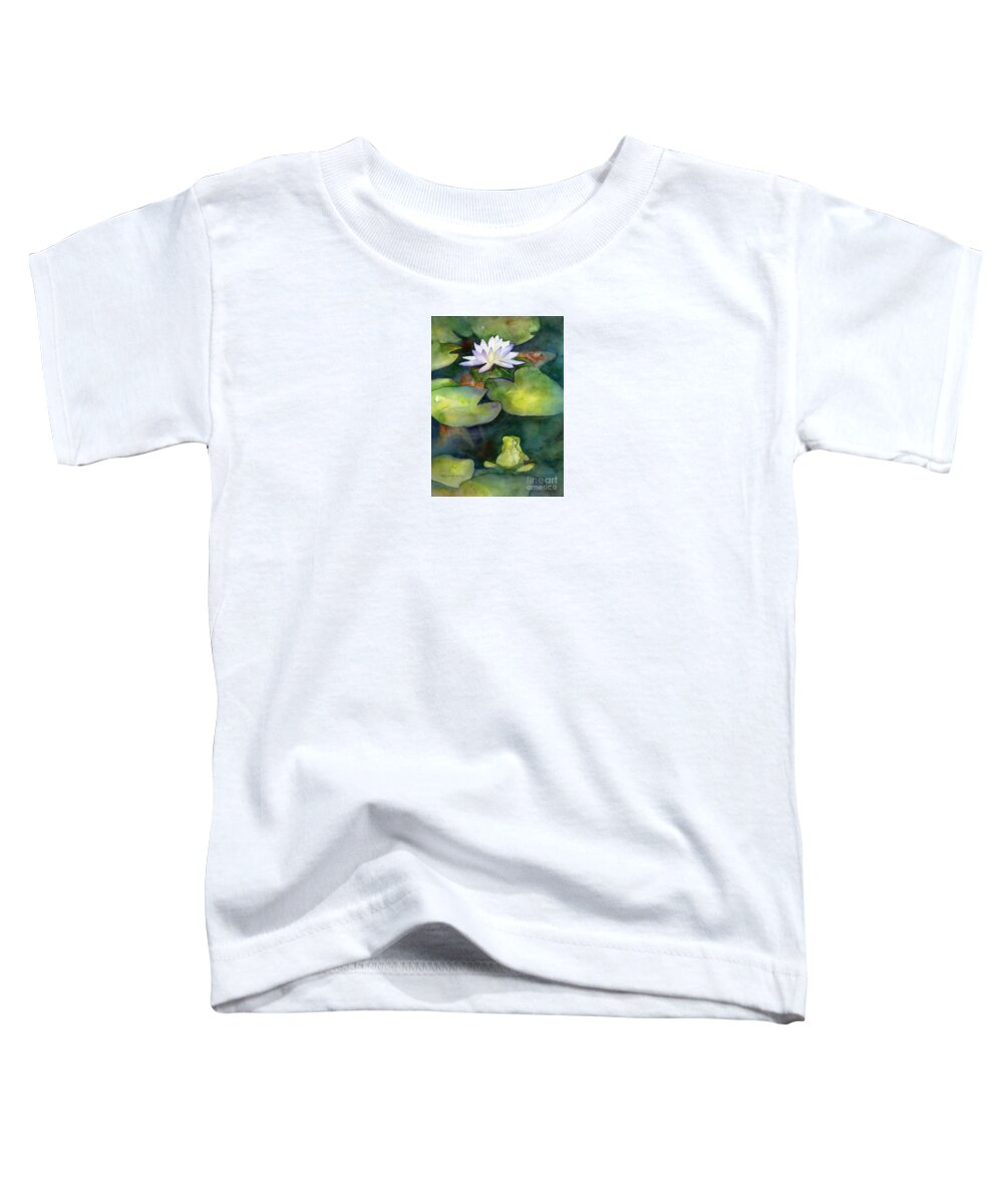 Koi Toddler T-Shirt featuring the painting Coy Koi by Amy Kirkpatrick