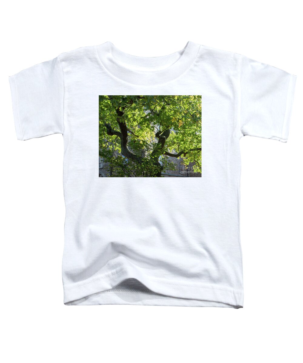 Tree Toddler T-Shirt featuring the photograph Crooked Trunk by Cheryl Del Toro