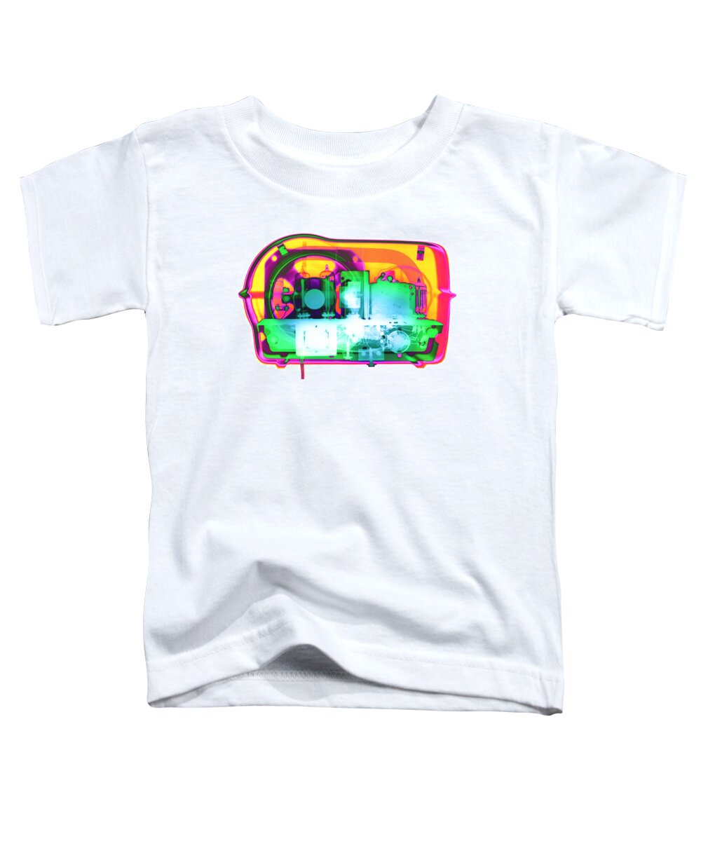 X-ray Art Photography Toddler T-Shirt featuring the photograph Crosley Radio No. 1 by Roy Livingston