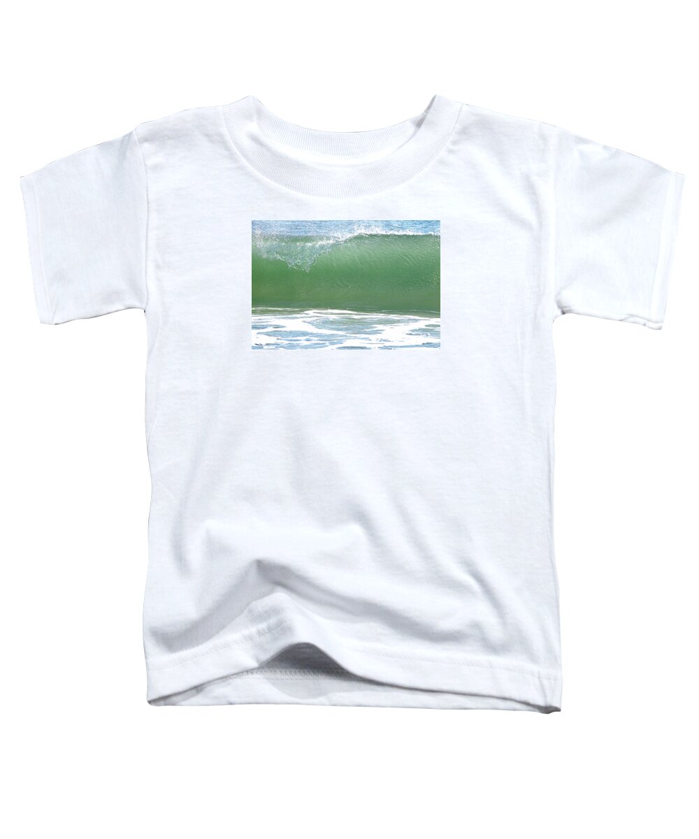 Ocean Toddler T-Shirt featuring the photograph Curl by Newwwman