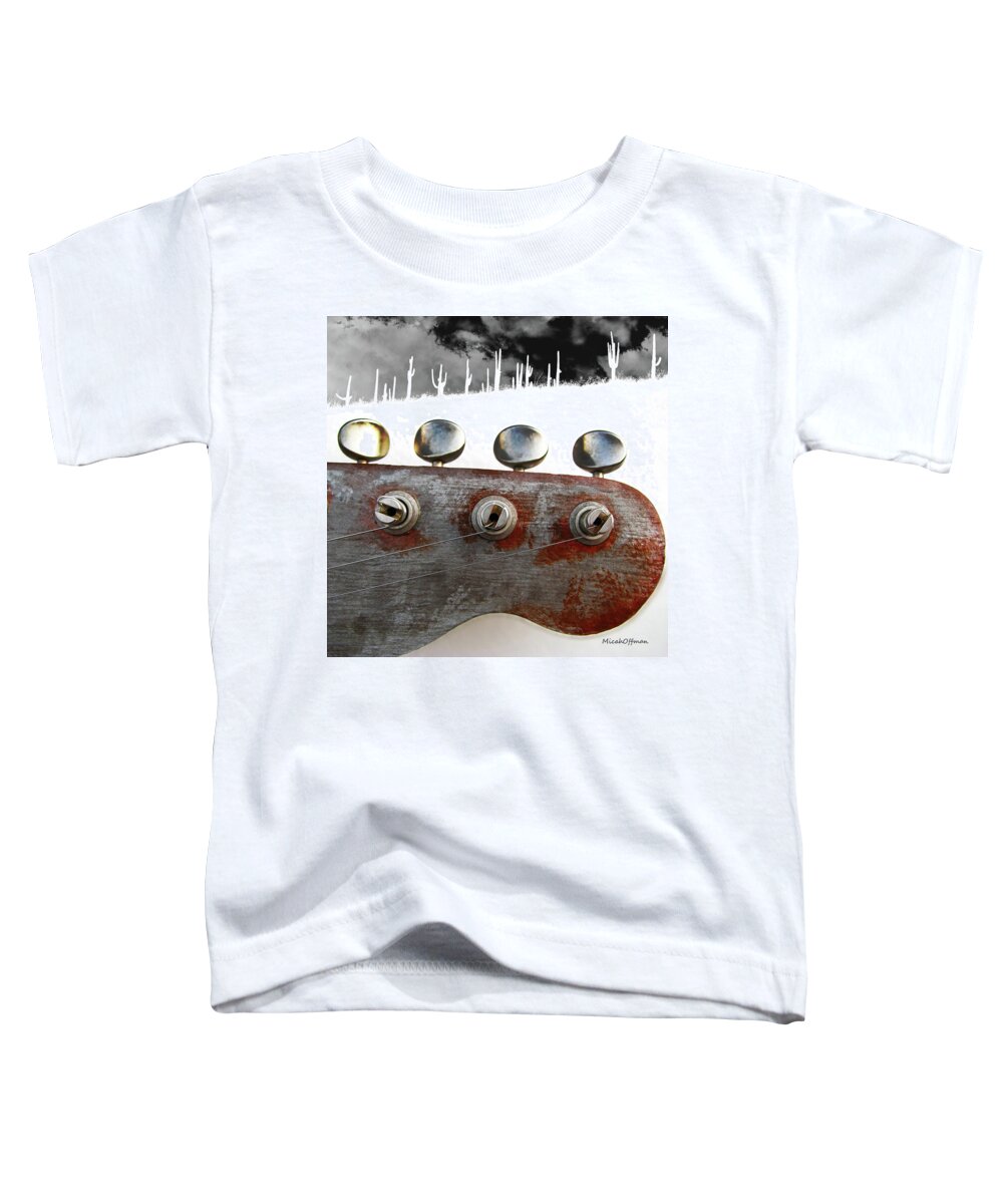 Rock And Roll Toddler T-Shirt featuring the digital art Desert Rock by Micah Offman