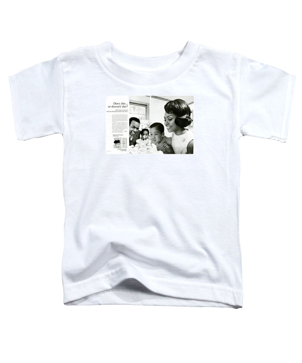 Black Americana Toddler T-Shirt featuring the digital art Does She Or Doesn't She by Kim Kent