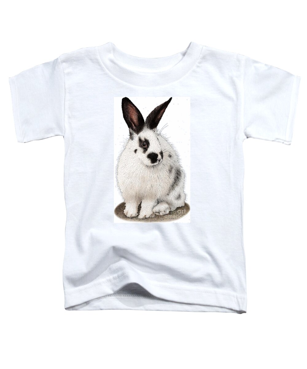 Domestic Rabbit Toddler T-Shirt featuring the photograph Domestic Rabbit by Roger Hall