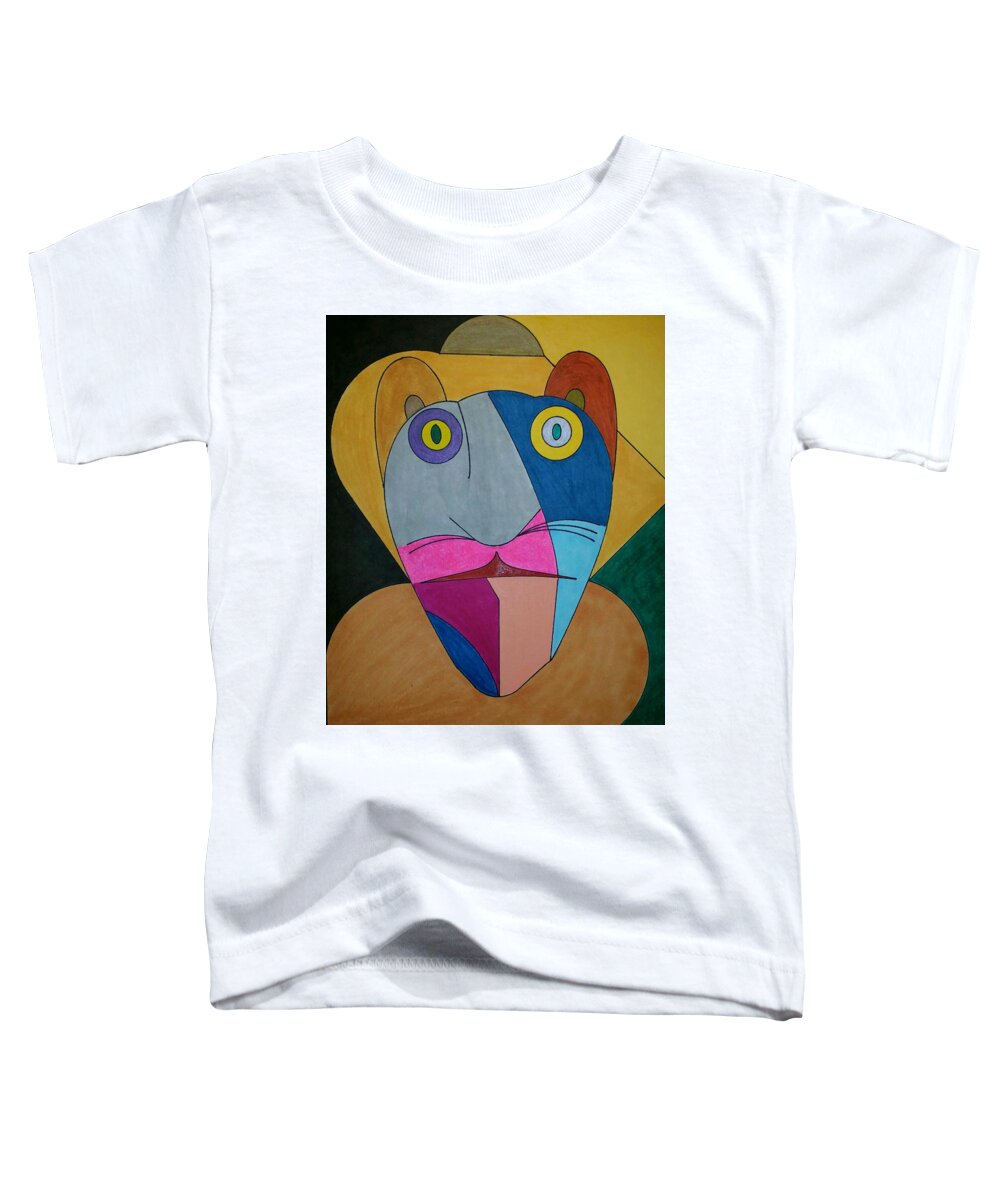 Geo - Organic Art Toddler T-Shirt featuring the painting Dream 316 by S S-ray