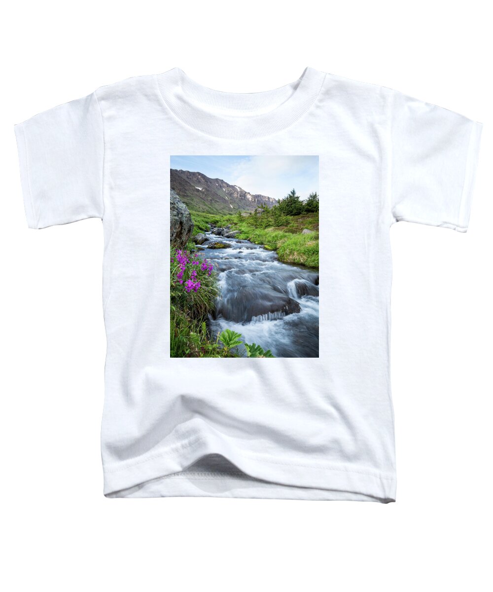 Alaska Toddler T-Shirt featuring the photograph Early Days of Summer by Tim Newton