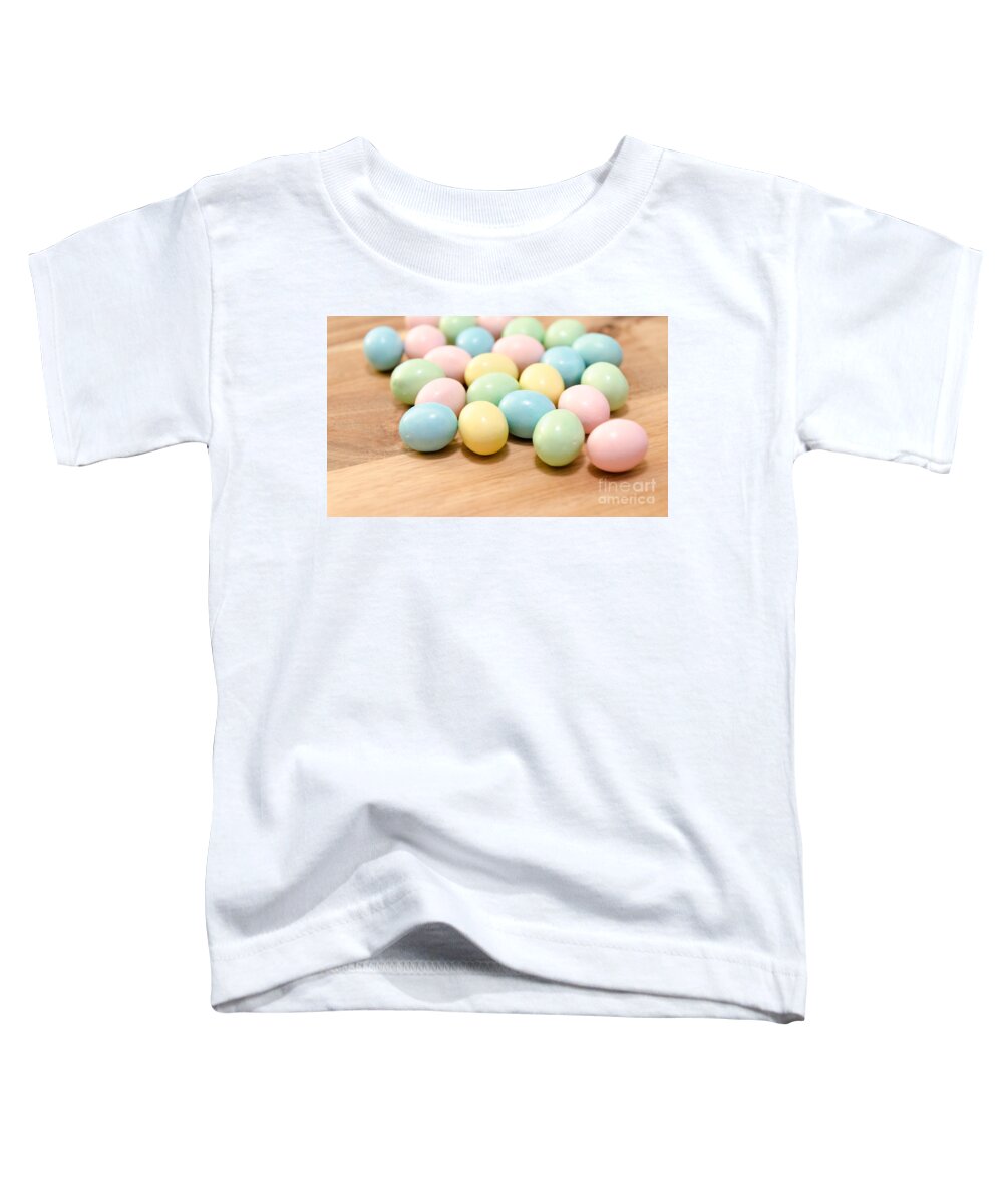 Decoration Toddler T-Shirt featuring the photograph Easter Eggs 3 by Andrea Anderegg