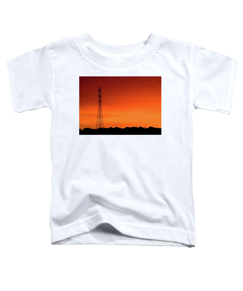 Electrical Toddler T-Shirt featuring the photograph Electrical Morn by Todd Klassy