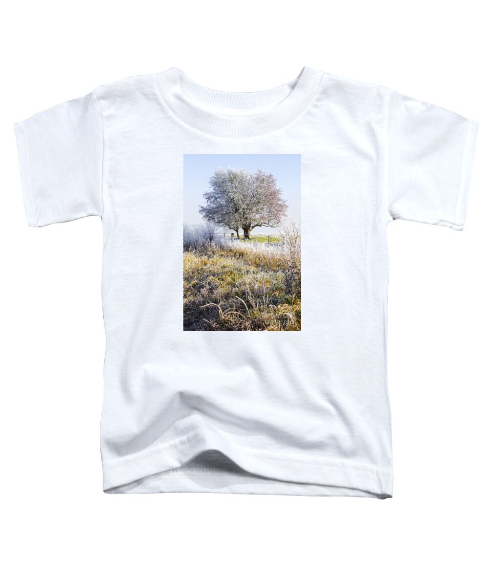 Amazing Toddler T-Shirt featuring the photograph Enchanting snow covered landscape by Jorgo Photography