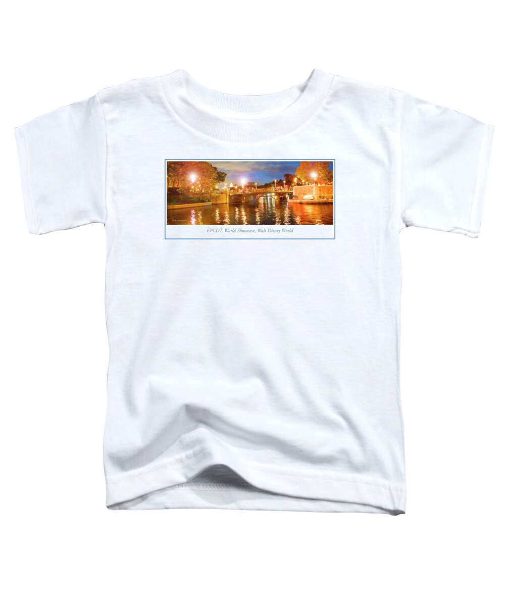 World Showcase Toddler T-Shirt featuring the photograph EPCOT, France Pavilion, World Showcase, Walt Disney World by A Macarthur Gurmankin