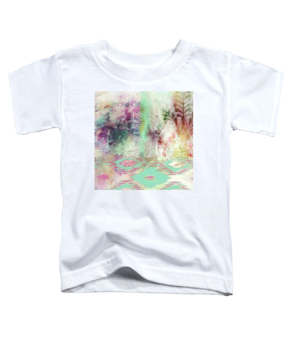 Tie Dye Toddler T-Shirt featuring the painting Esme II by Mindy Sommers