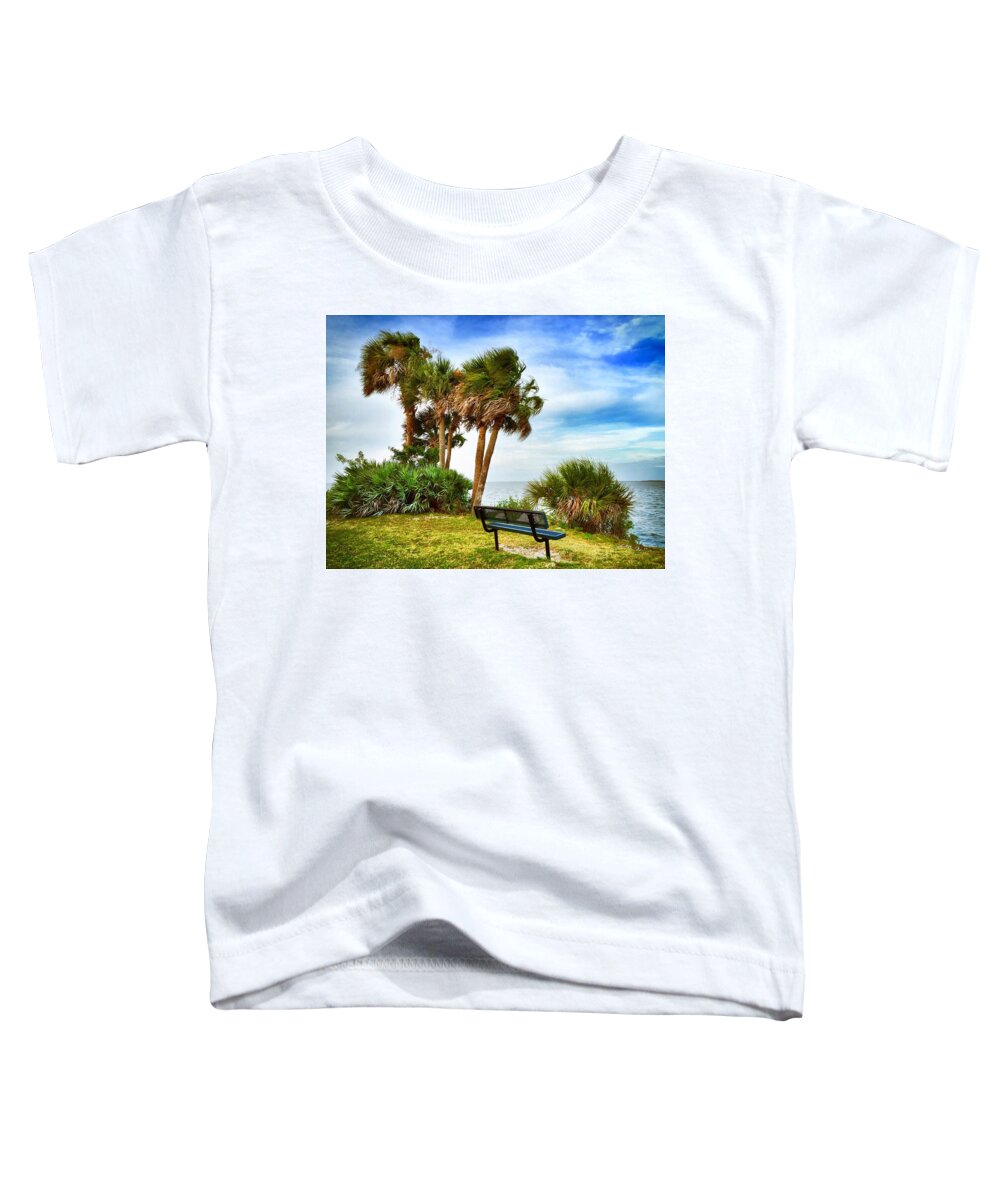 Blue Sky Toddler T-Shirt featuring the photograph Esperare by Carlos Avila