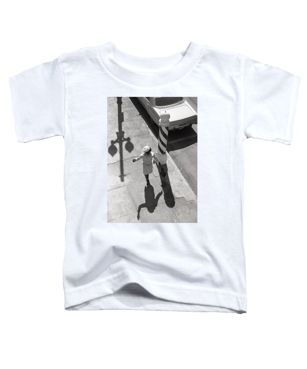 Mardi Gras Toddler T-Shirt featuring the photograph Even Your Shadow Dances on Mardi Gras Day by KG Thienemann