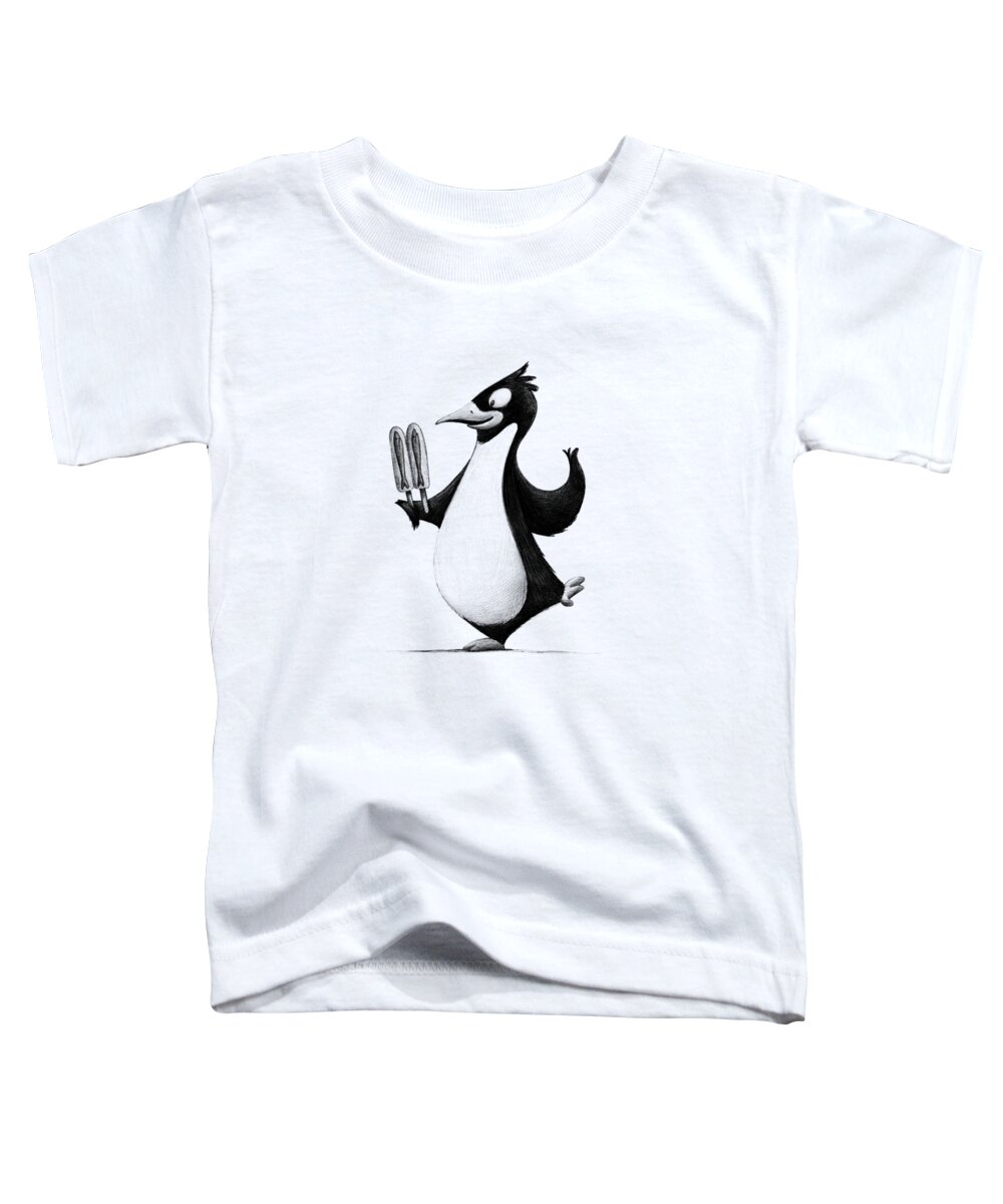 Sardine Toddler T-Shirt featuring the digital art Fish Sticks by Michael Ciccotello