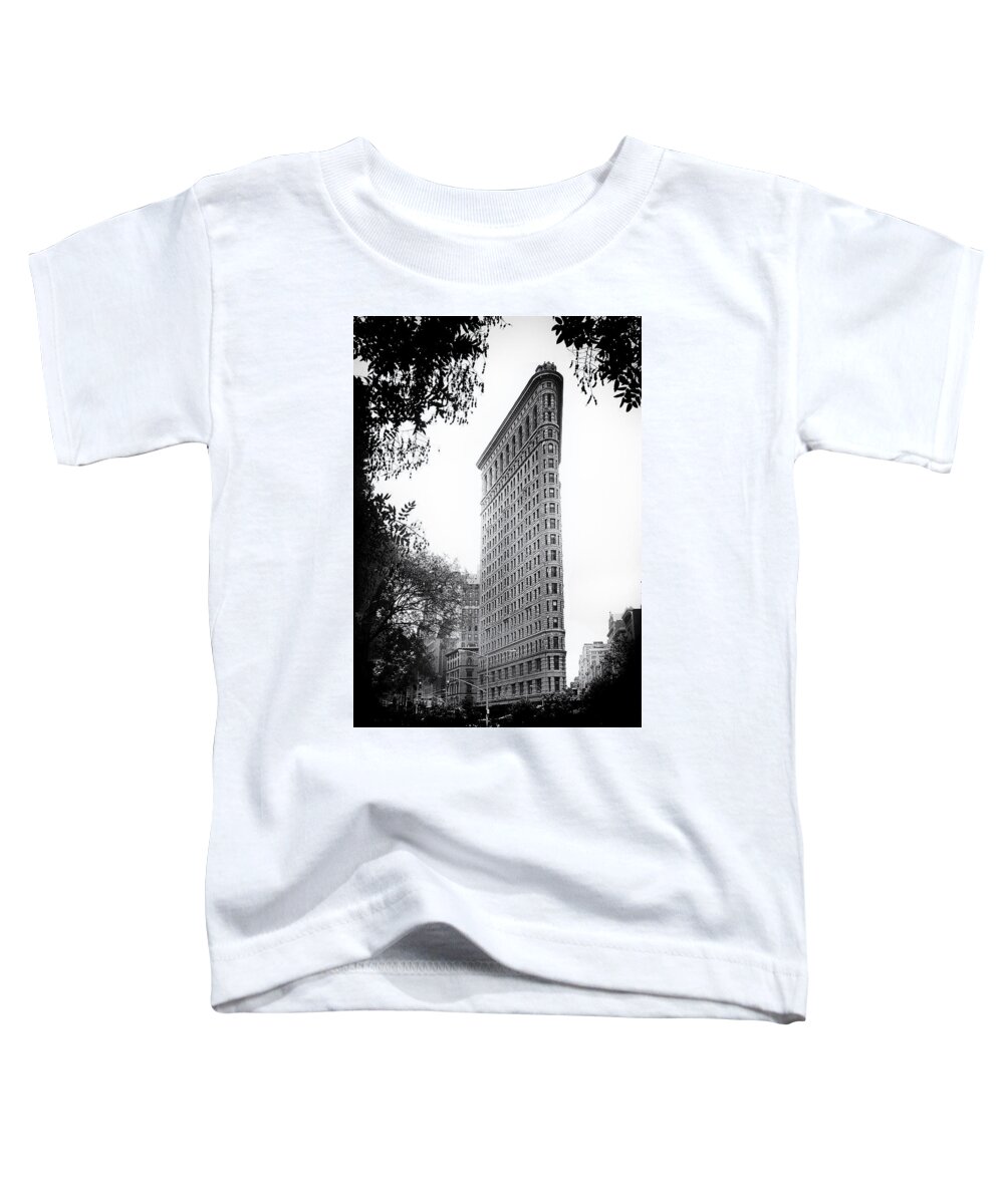 Building Toddler T-Shirt featuring the photograph Flatiron Noir by Jessica Jenney
