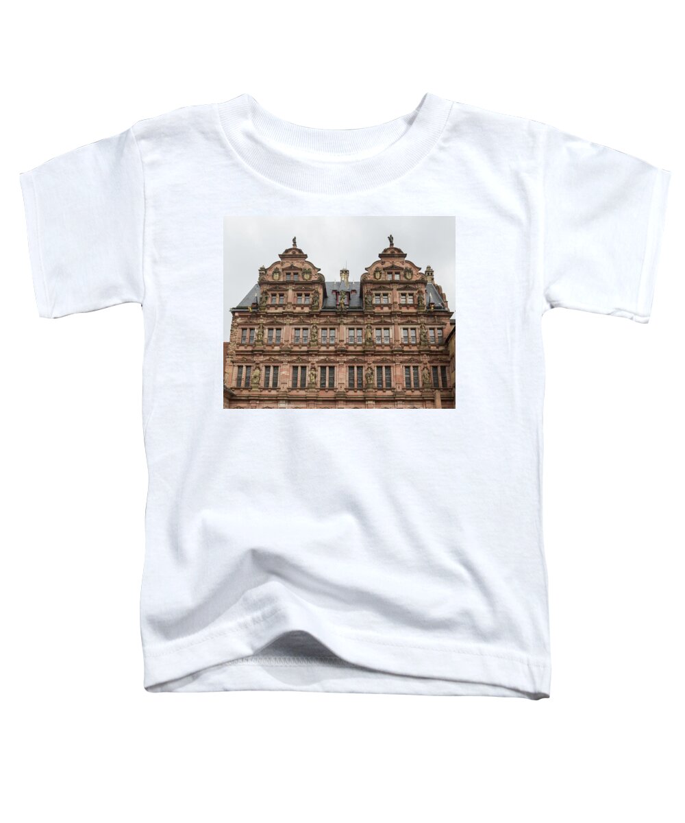 Heidelberg Toddler T-Shirt featuring the photograph Friederichsbau Architecture by Teresa Mucha