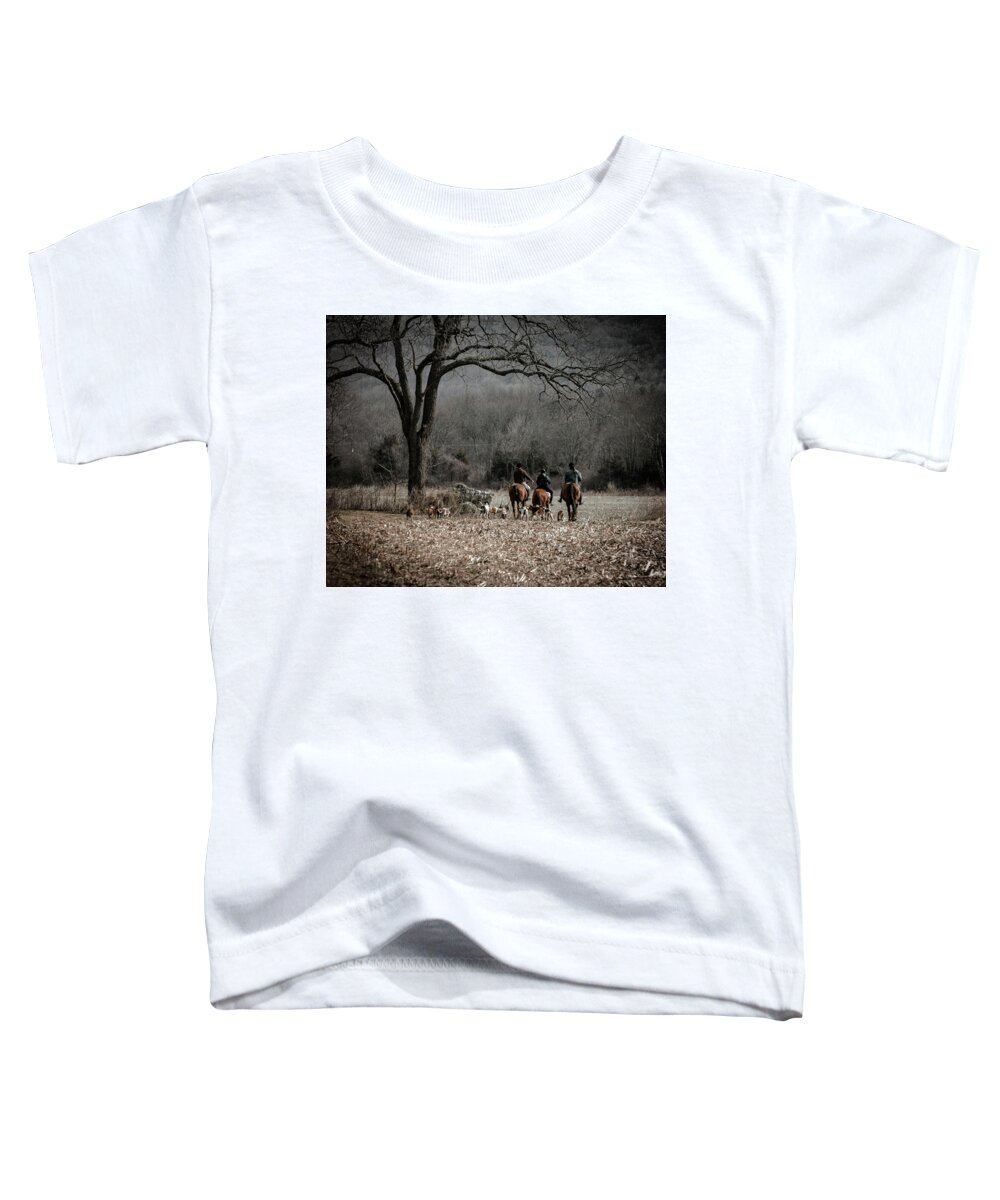 Hunt Toddler T-Shirt featuring the photograph Friends by Pamela Taylor