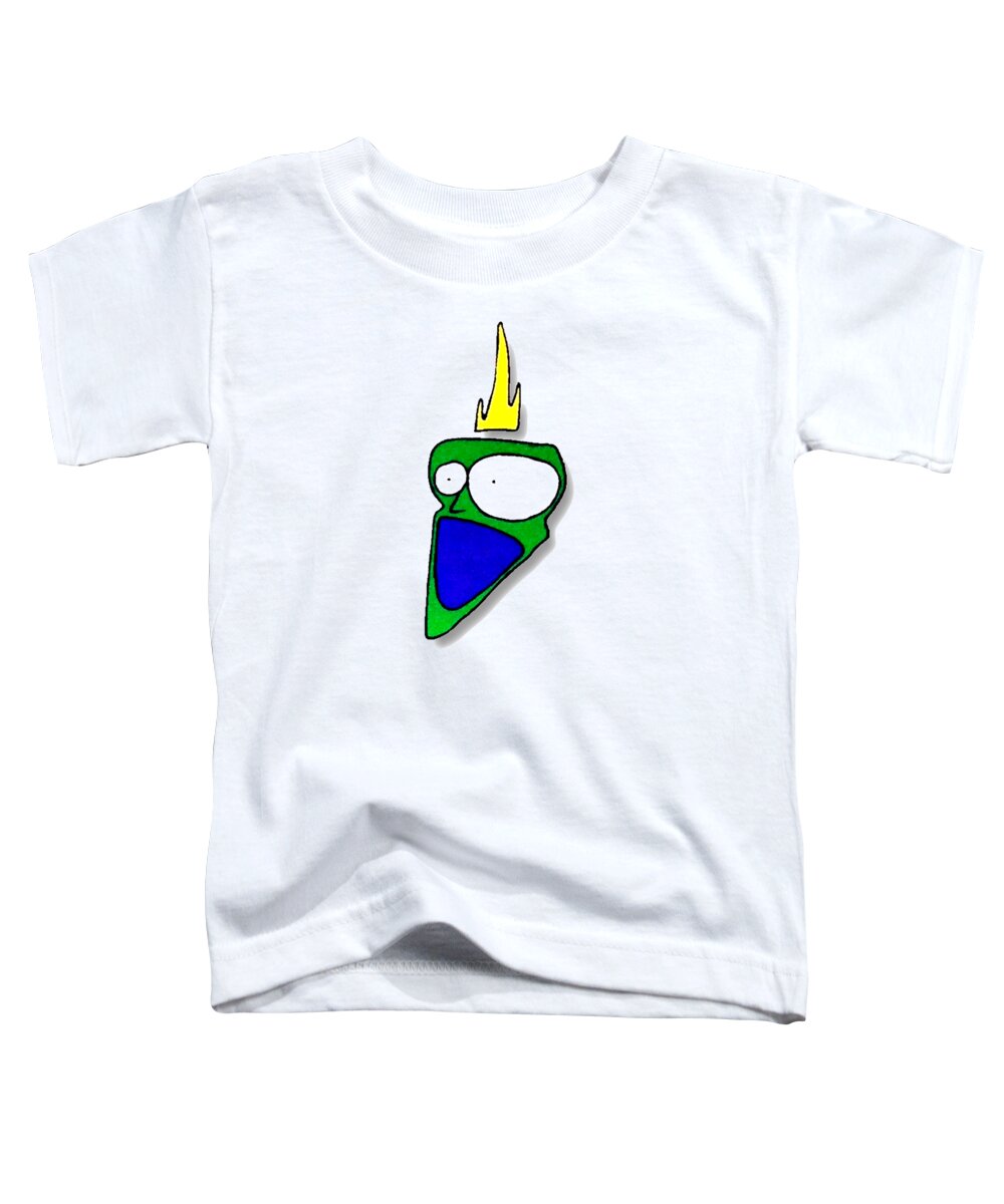 Paintings Toddler T-Shirt featuring the drawing FU Party People - Peep 024 by Dar Freeland