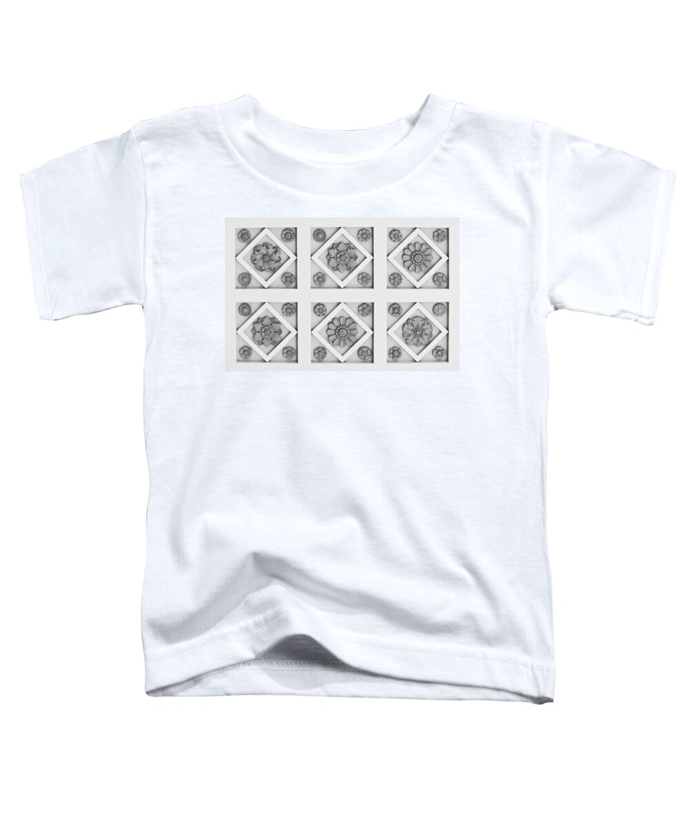Getty Toddler T-Shirt featuring the photograph Getty Villa Coffered Peristyle Ceiling by Teresa Mucha