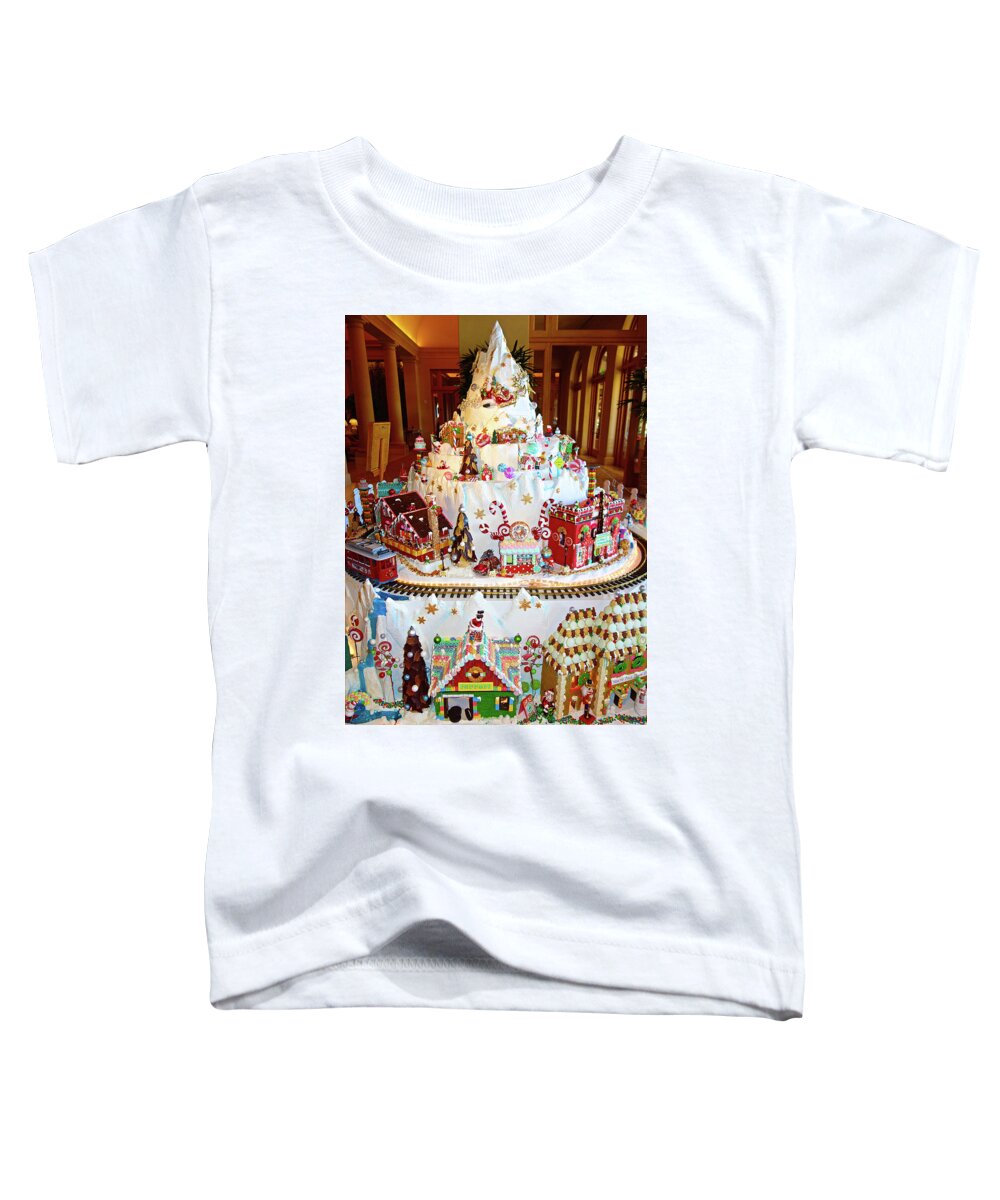 Gingerbread Toddler T-Shirt featuring the photograph Gingerbread House Study 8 by Robert Meyers-Lussier