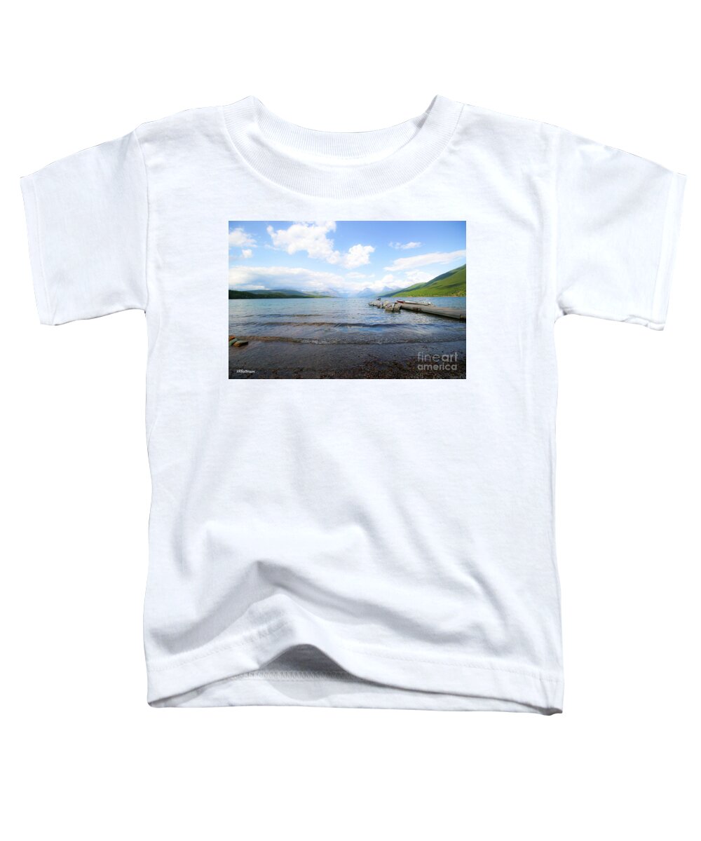 Lake Mcdonald Toddler T-Shirt featuring the photograph Glacier National Park Lake McDonald Four by Veronica Batterson