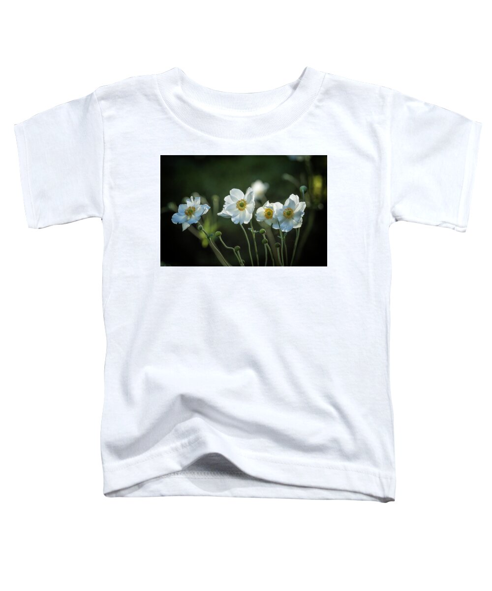 Anemone Toddler T-Shirt featuring the photograph Graceful Anemones, No. 2 by Belinda Greb