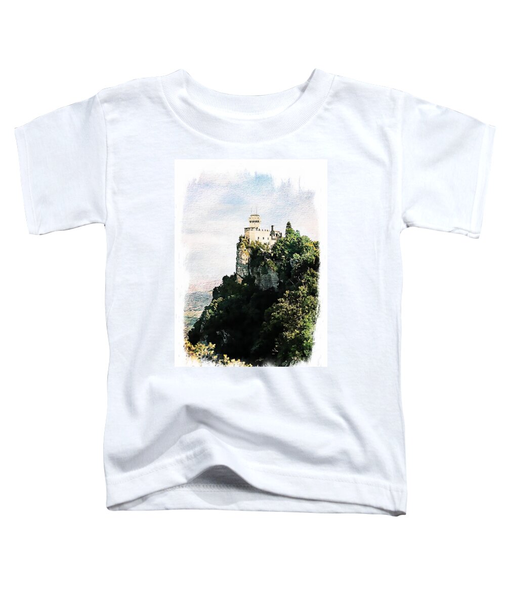 Europe Toddler T-Shirt featuring the photograph Guaita Castle Fortress by Joseph Hendrix