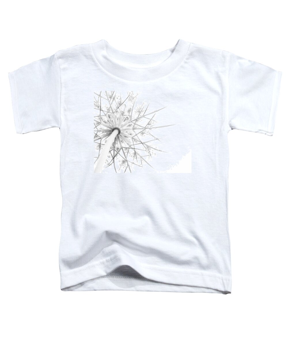 Queen Anne's Lace Toddler T-Shirt featuring the photograph Summer Snow by Holly Ross