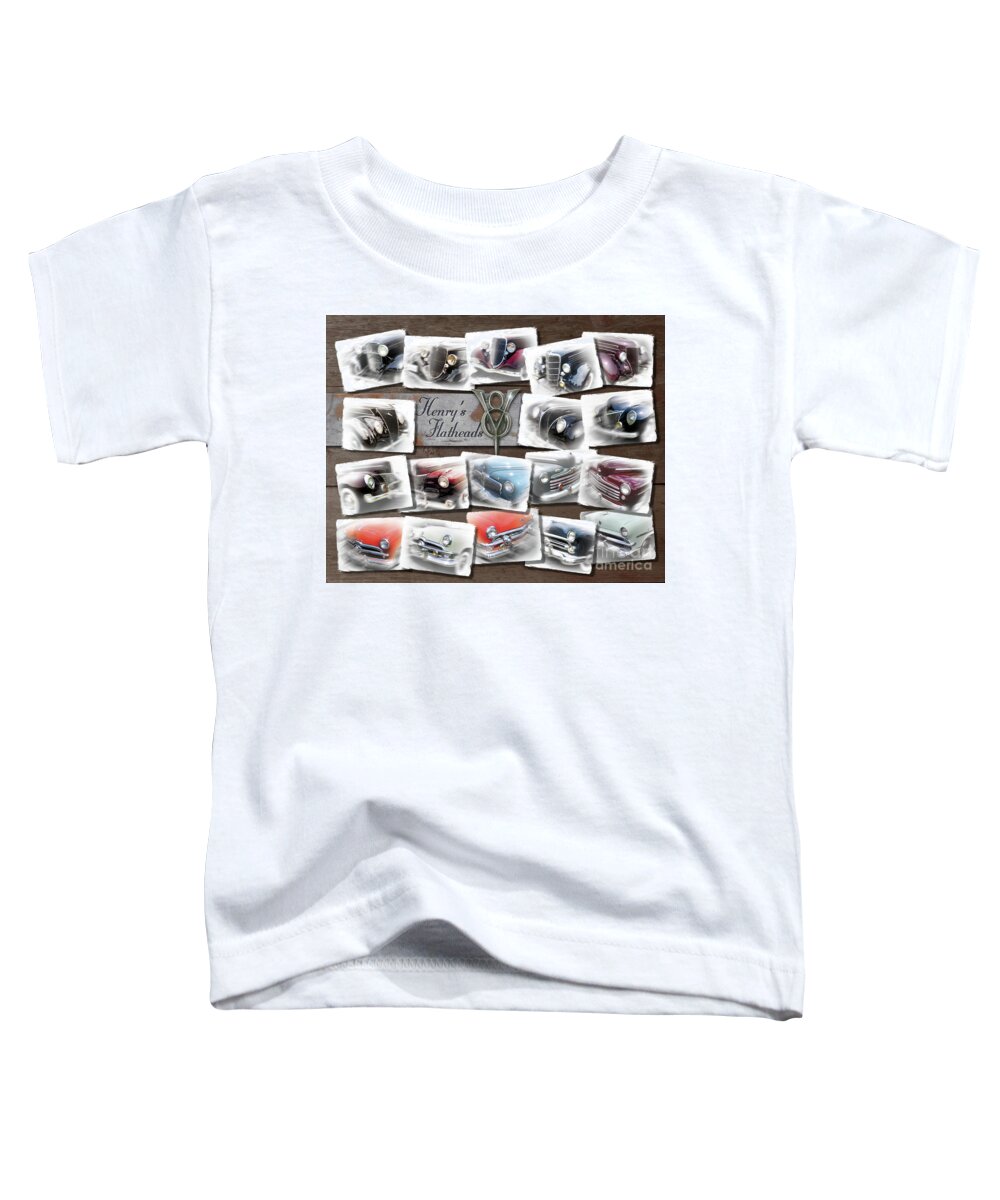 1932 Toddler T-Shirt featuring the photograph Henry Ford's Flathead V-8s by Ron Long