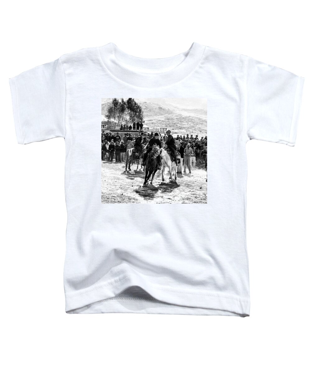 Control Toddler T-Shirt featuring the photograph Horse Control, Zanskar, Jammu And by Aleck Cartwright