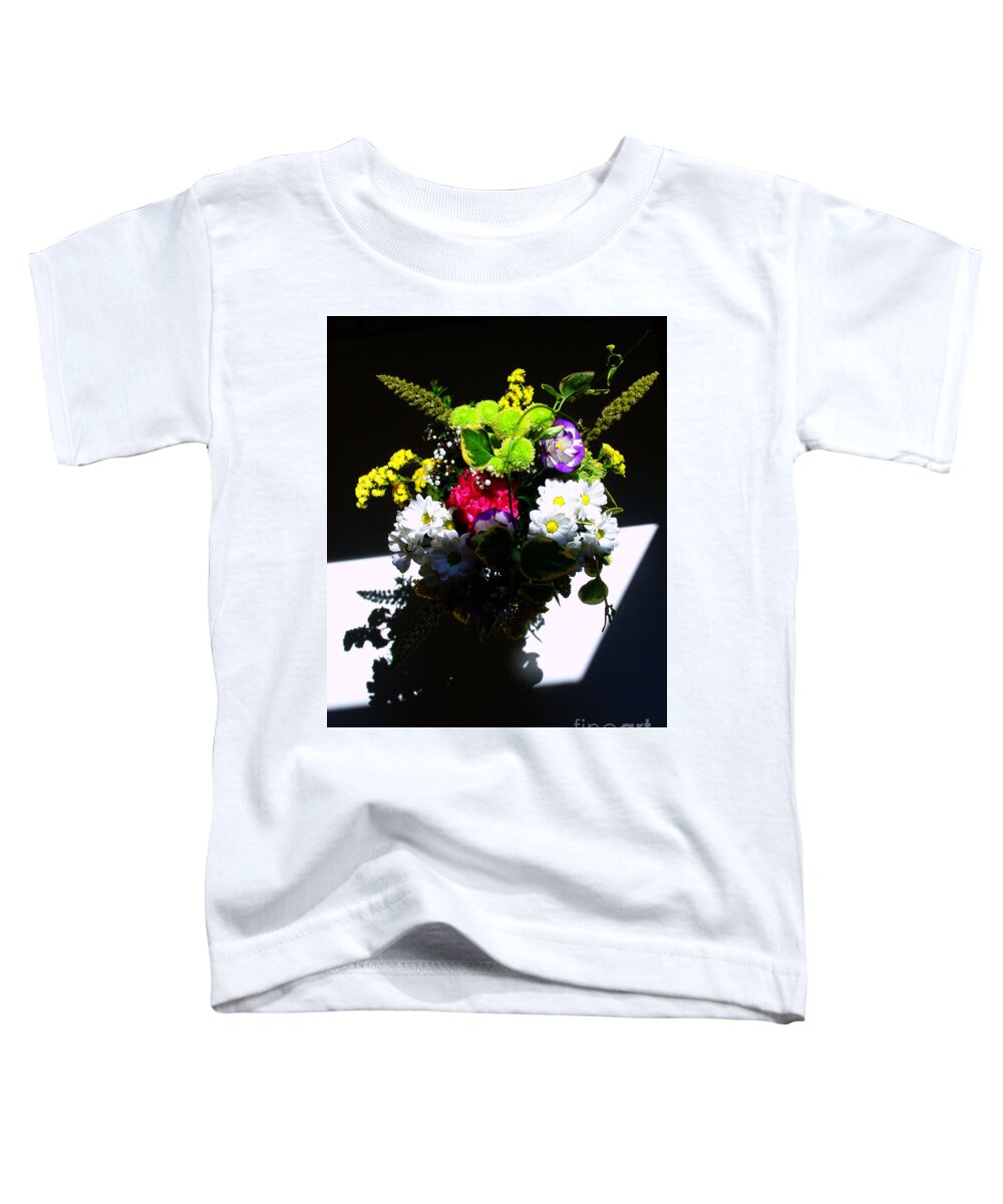 Bouquet Toddler T-Shirt featuring the photograph In The Light In The Darkness 4 by Jasna Dragun