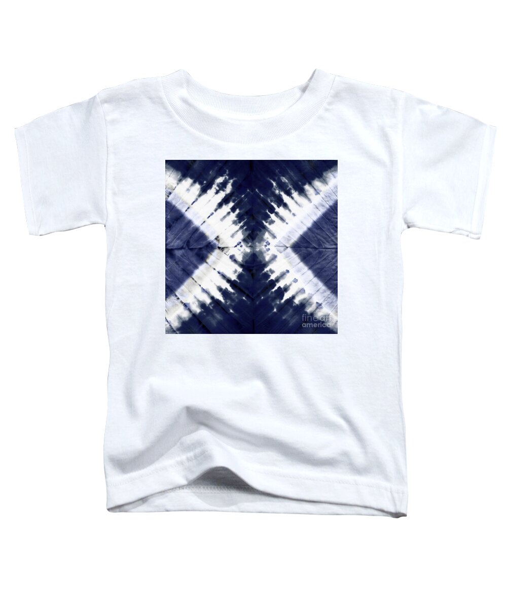 Tie Dye Toddler T-Shirt featuring the painting Indigo II by Mindy Sommers