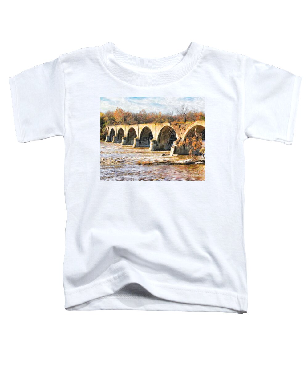 Interurban Bridge Toddler T-Shirt featuring the photograph Interurban Bridge by Jack Schultz