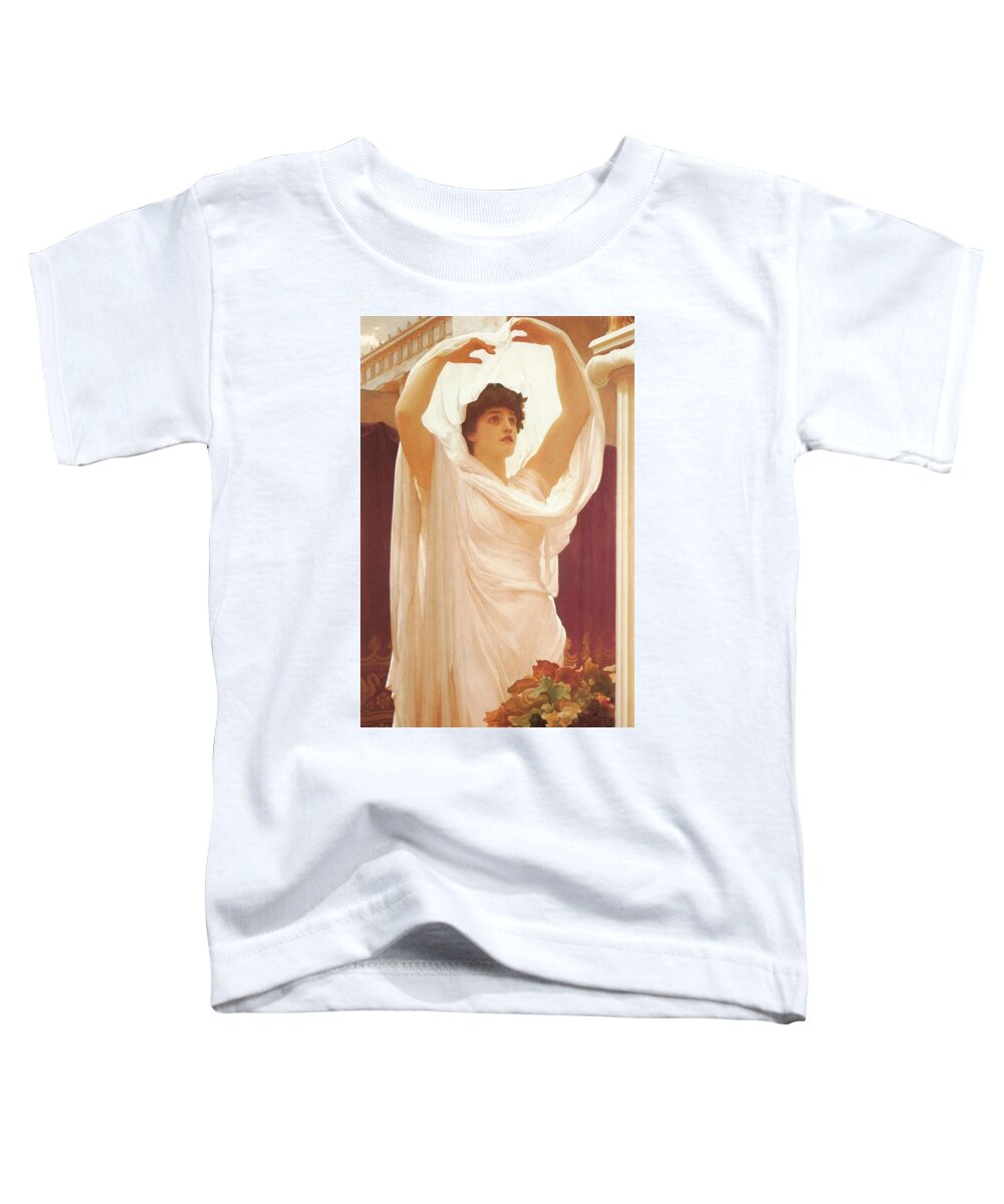 Invocation Toddler T-Shirt featuring the painting Invocation by Frederick Lord Leighton