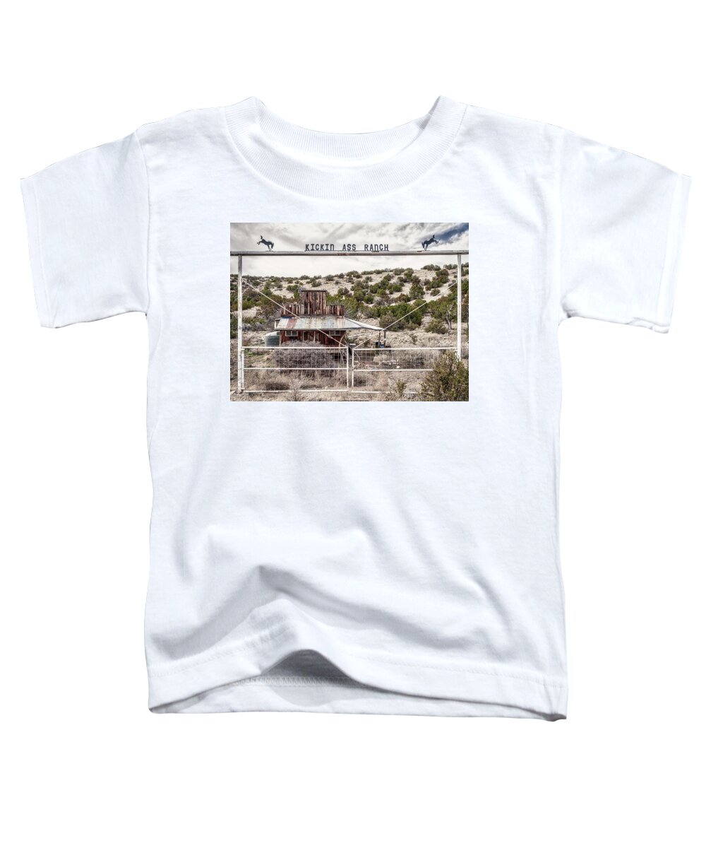Architecture Toddler T-Shirt featuring the photograph Kickin Ass Ranch by Robert FERD Frank