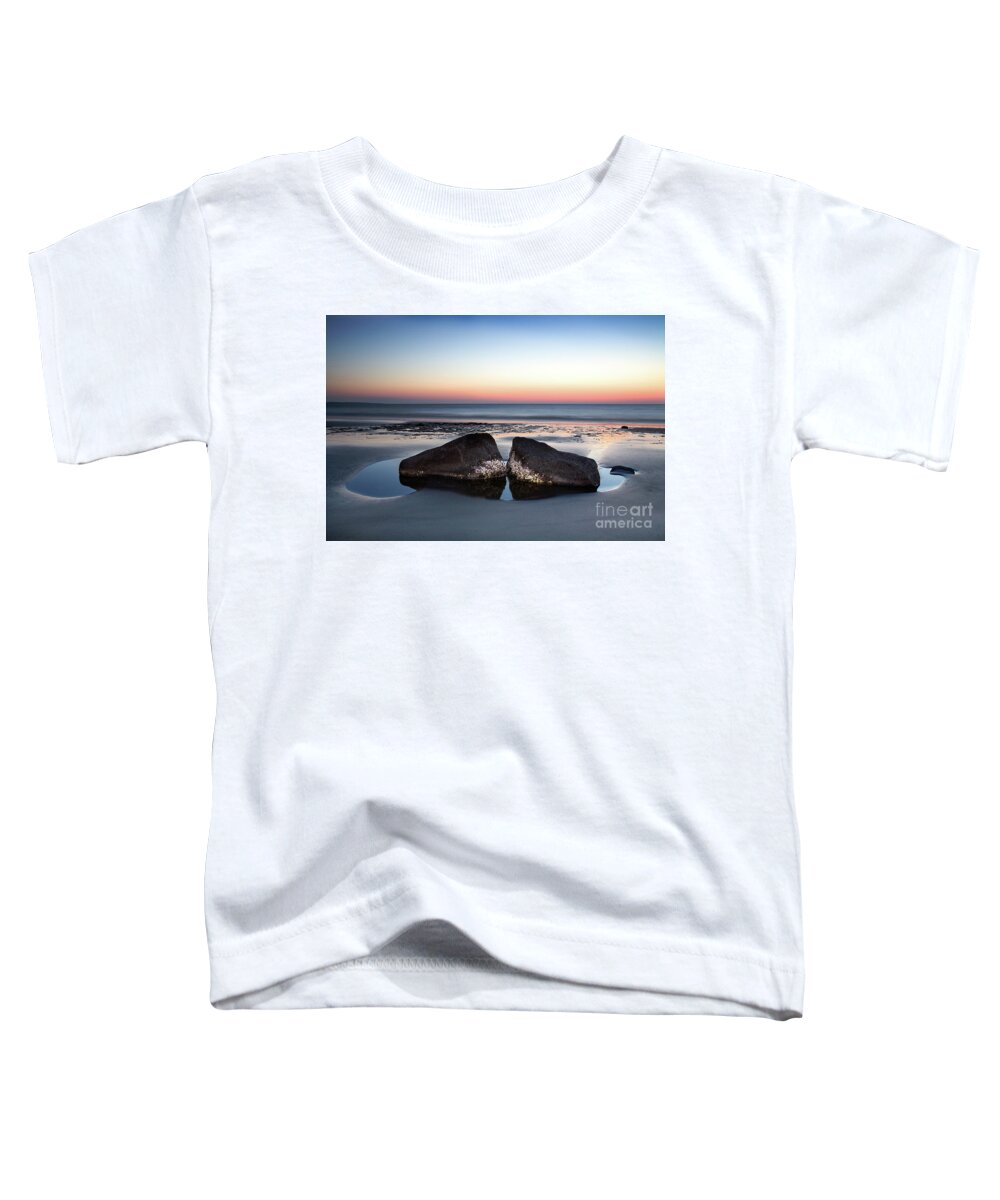 Jekyll Island Toddler T-Shirt featuring the photograph Kissing Rocks by Patti Schulze