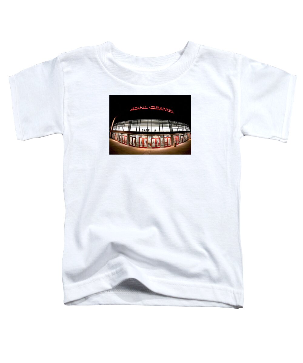 Sports Toddler T-Shirt featuring the photograph Kohl Center Curves by Todd Klassy