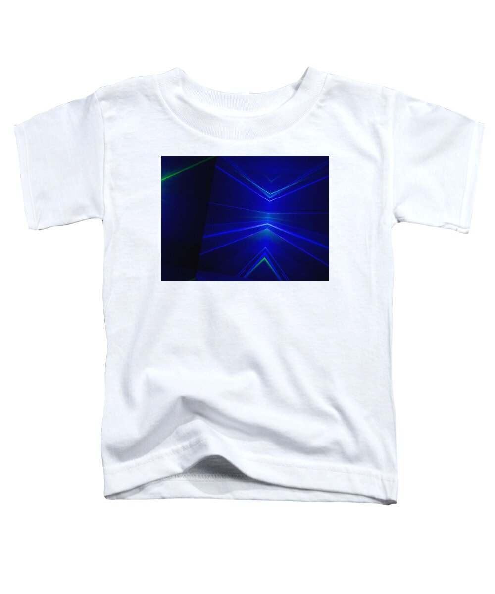 #abstracts #acrylic #artgallery # #artist #artnews # #artwork # #callforart #callforentries #colour #creative # #paint #painting #paintings #photograph #photography #photoshoot #photoshop #photoshopped Toddler T-Shirt featuring the digital art Laserworld Part 40 by The Lovelock experience