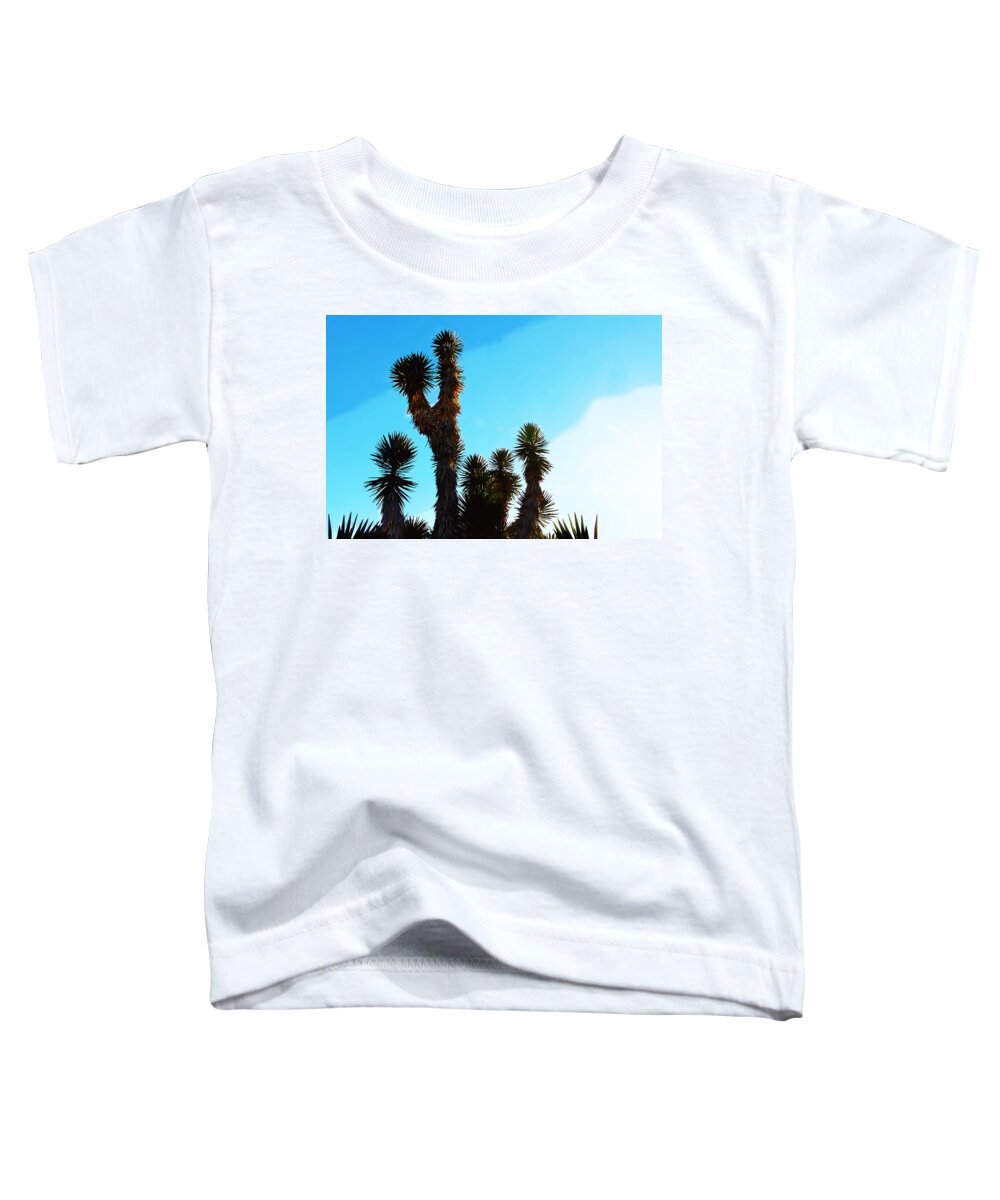 Susan Vineyard Toddler T-Shirt featuring the photograph Late Afternoon Cactus by Susan Vineyard