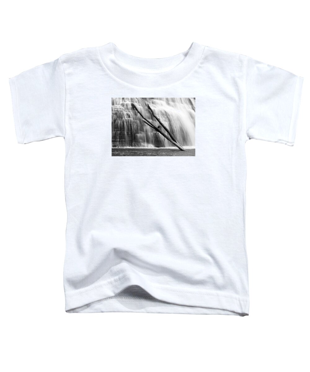 Falls Toddler T-Shirt featuring the photograph Leaning Falls by Robert Och