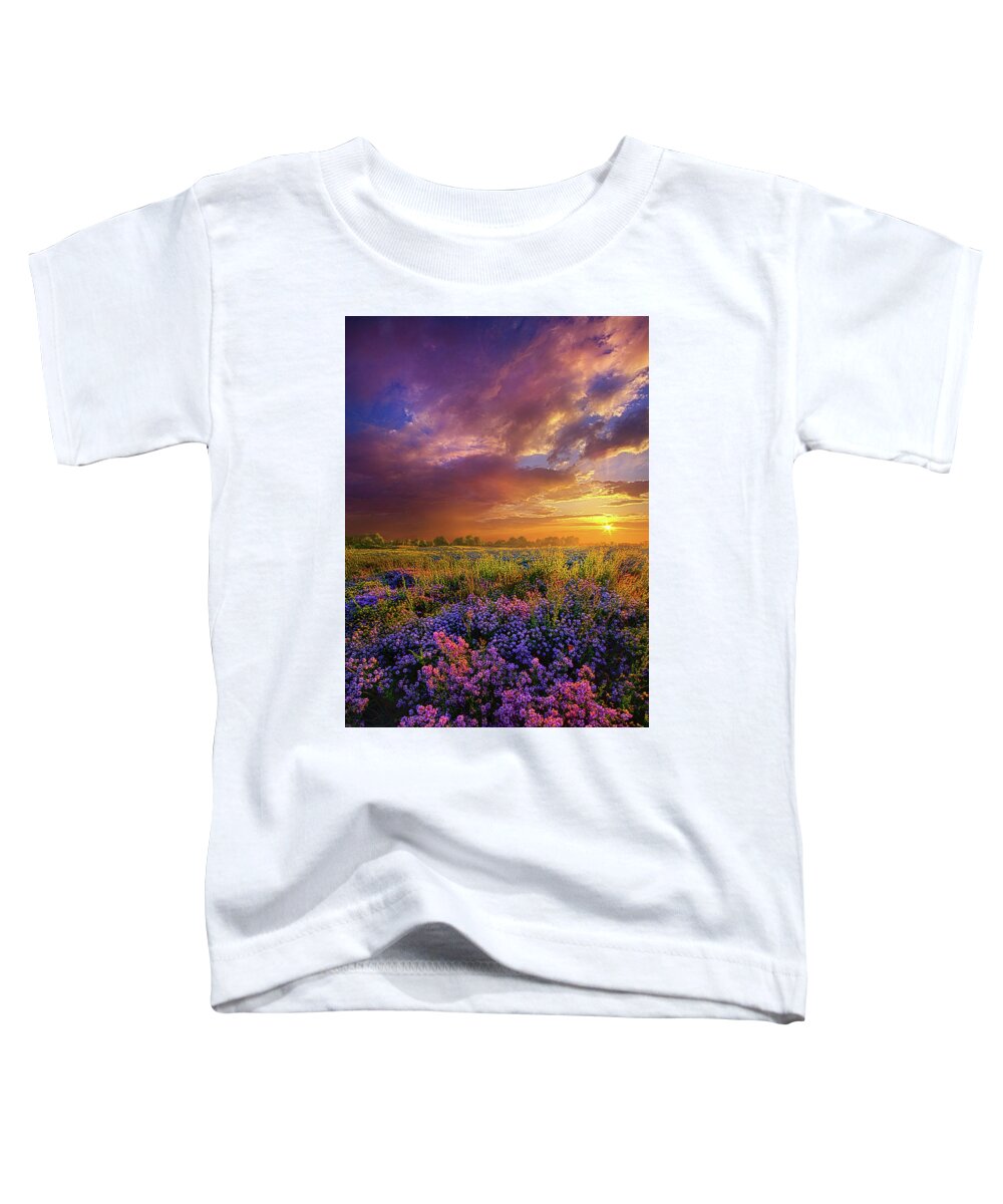 Summer Toddler T-Shirt featuring the photograph Life Is Measured In Moments by Phil Koch