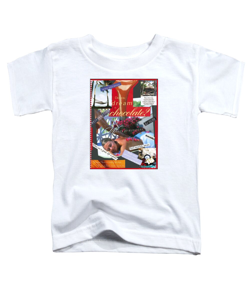 Collage Art Toddler T-Shirt featuring the mixed media Life of Luxury by Susan Schanerman