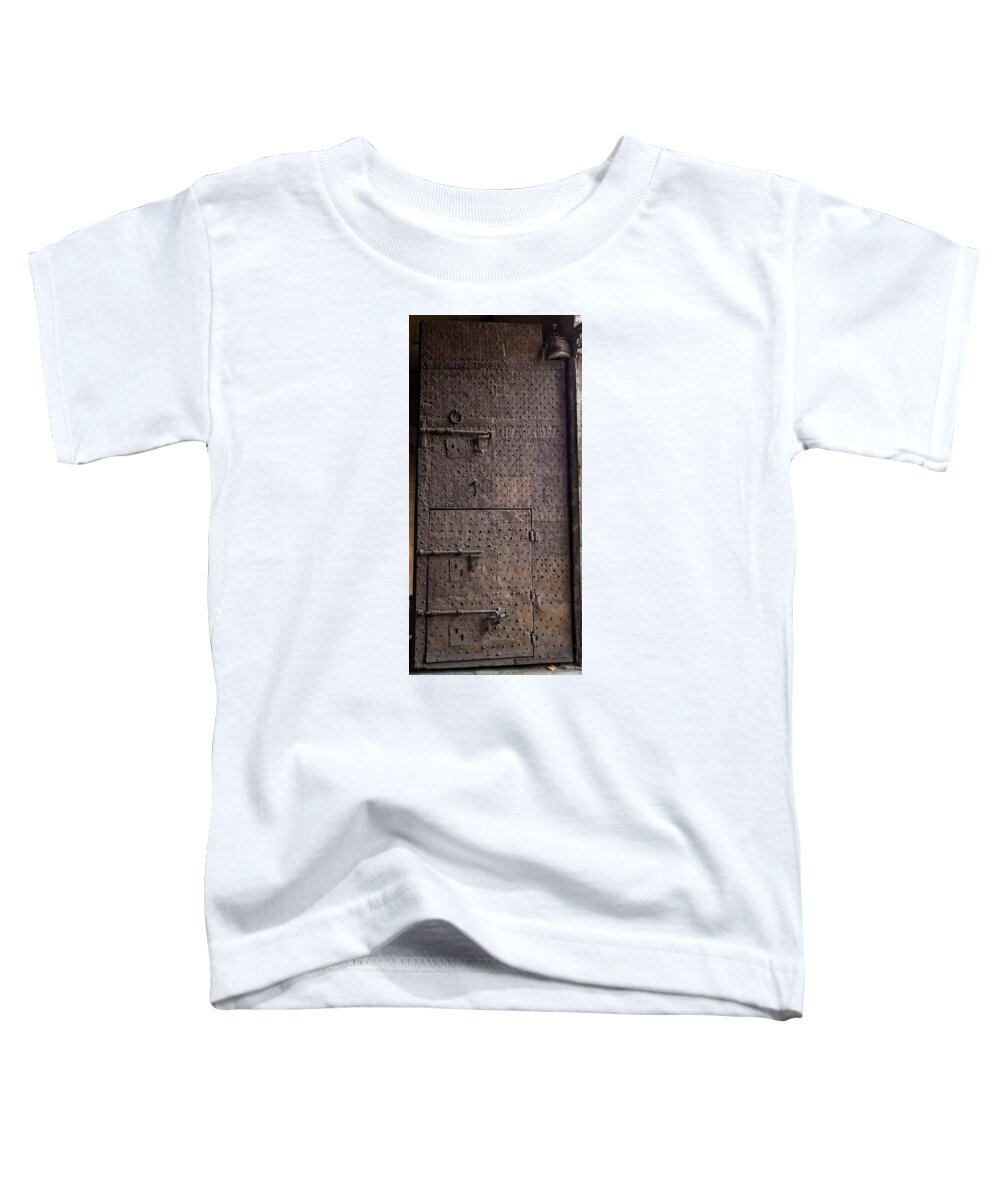 Lucca Toddler T-Shirt featuring the photograph Lucca Portal by Gary Karlsen