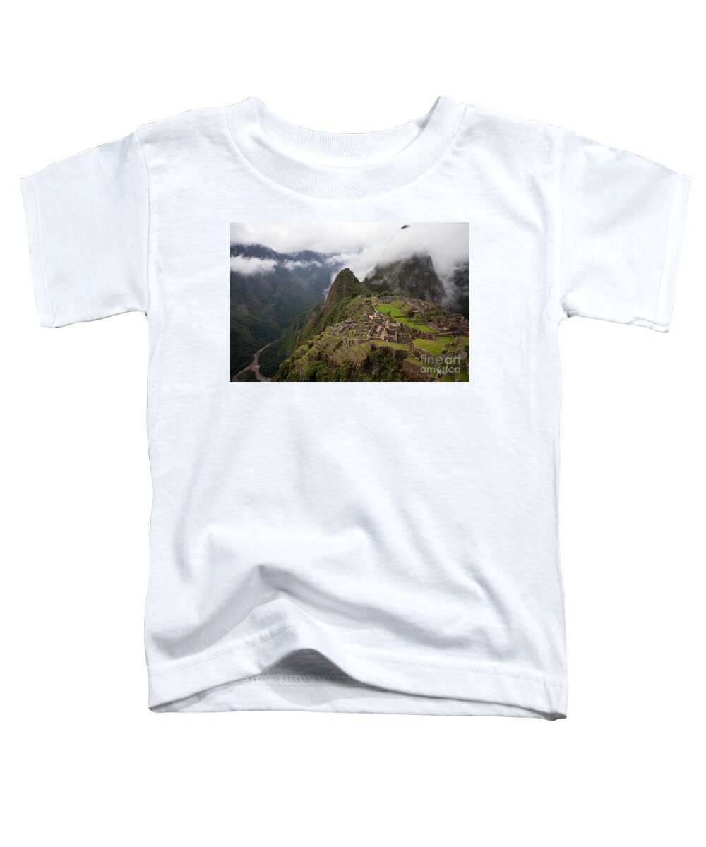 Peru Toddler T-Shirt featuring the photograph Machu Picchu by Timothy Johnson
