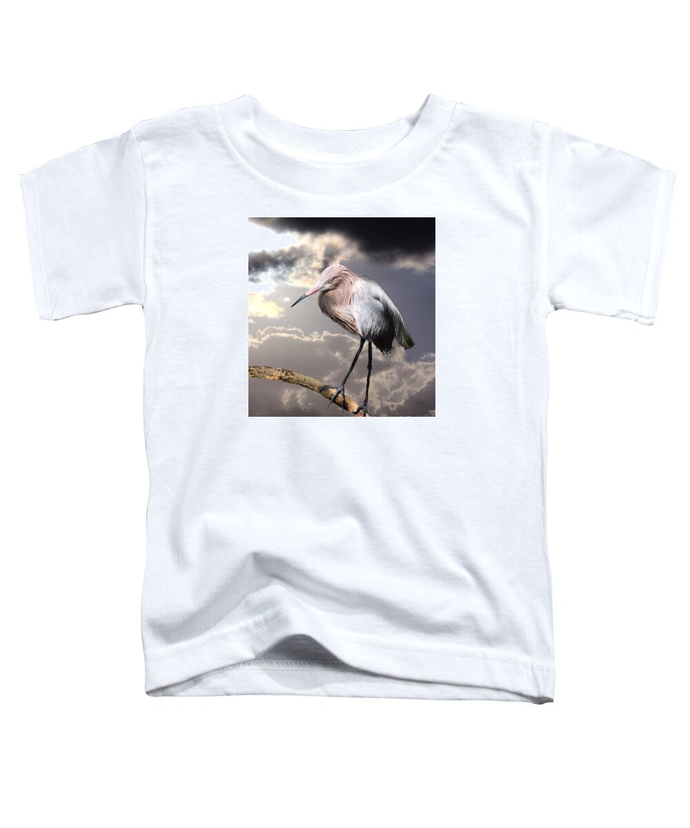 Bird Toddler T-Shirt featuring the photograph Mad Bird by Rosalie Scanlon