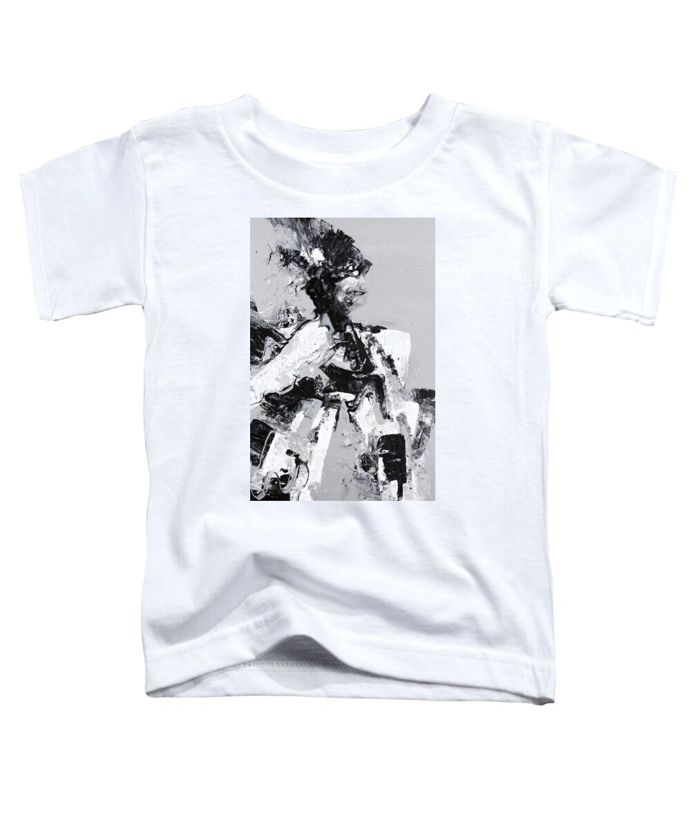 Madam Toddler T-Shirt featuring the painting Madam from the Past by Jeff Klena