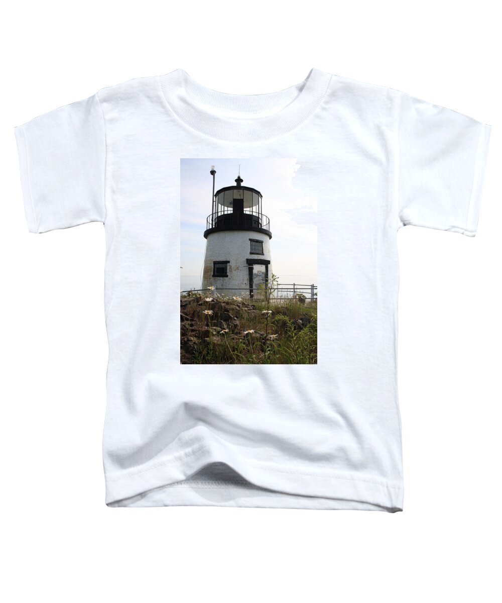 Seascape Toddler T-Shirt featuring the photograph Matia's Lighthouse by Doug Mills