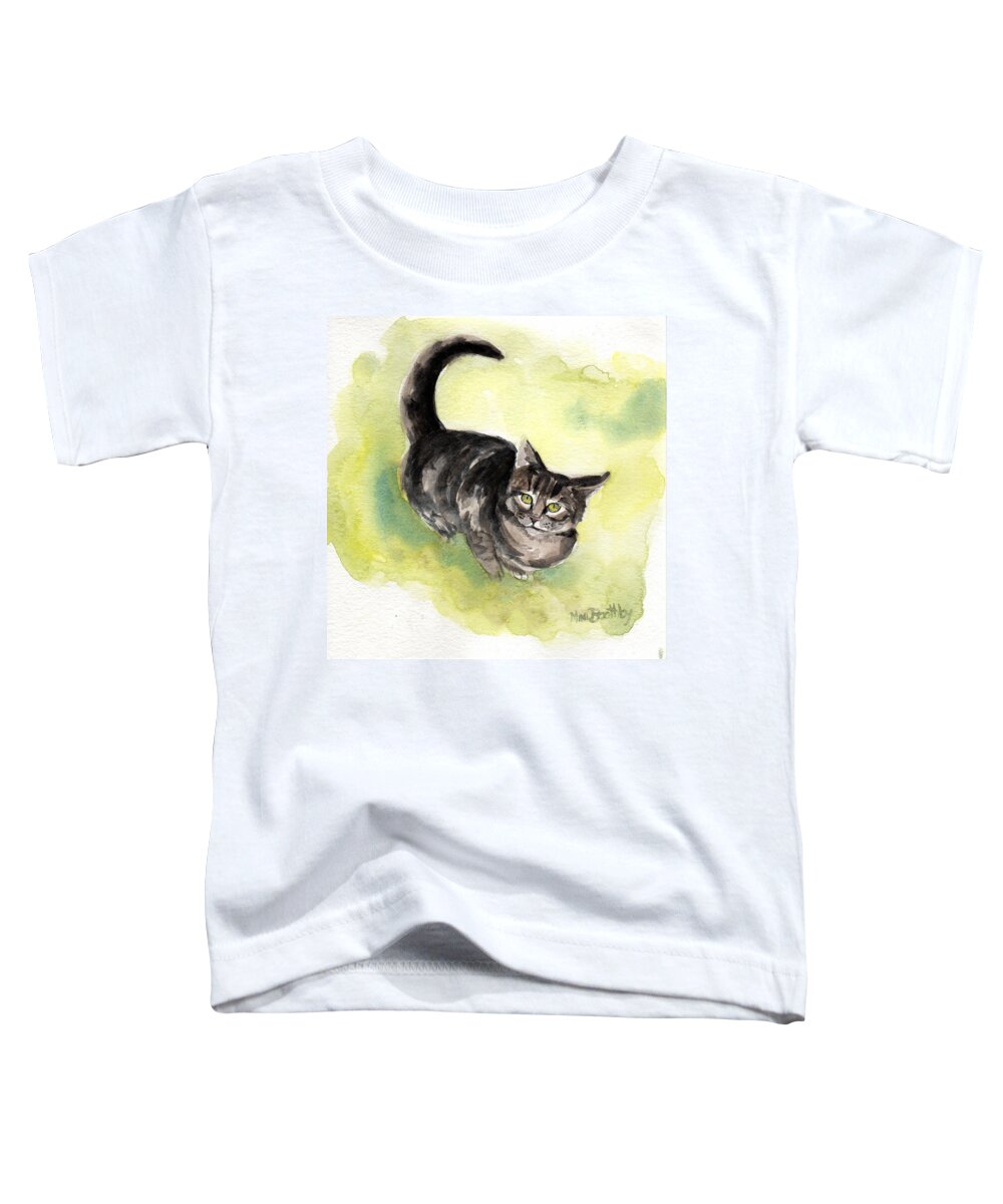  Toddler T-Shirt featuring the painting Maxi 3 by Mimi Boothby