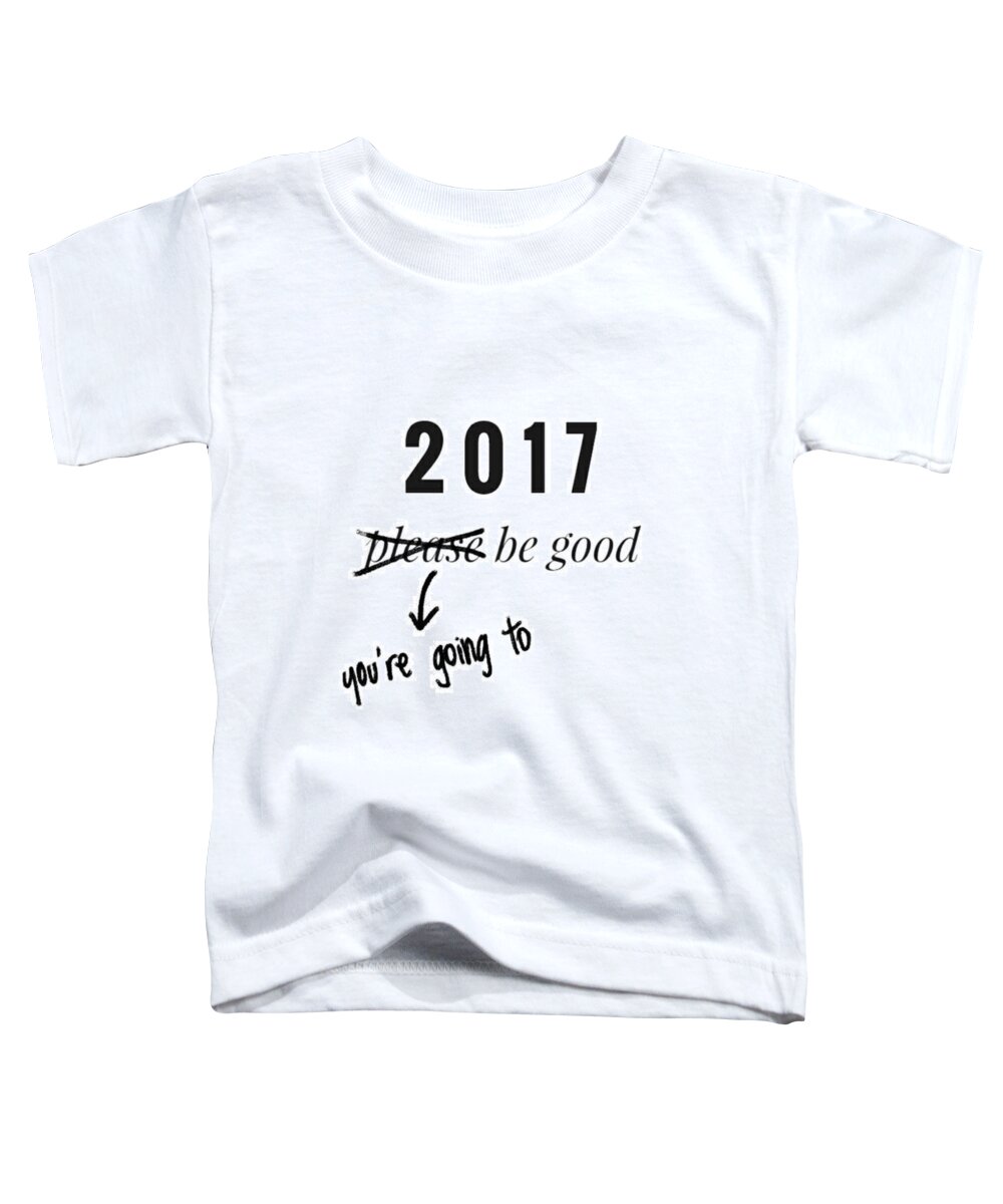 Screen Toddler T-Shirt featuring the digital art New Year by Jul V